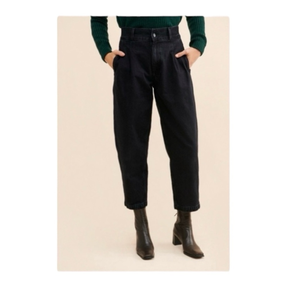 Edwin Isla Balloon Leg Jeans in Black NWT